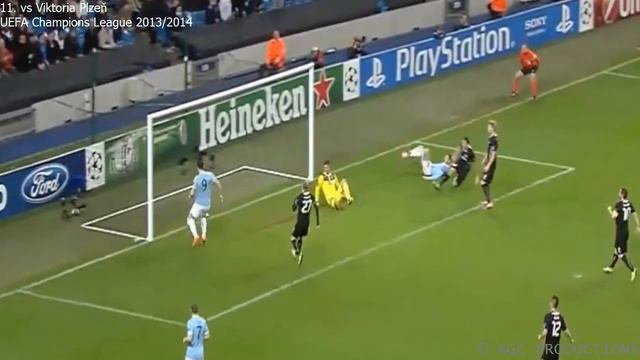 Álvaro Negredo's 23 goals for Manchester City