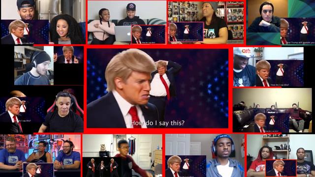 Epic Rap Battles of History "Donald Trump vs Hillary Clinton" Reaction Mashup