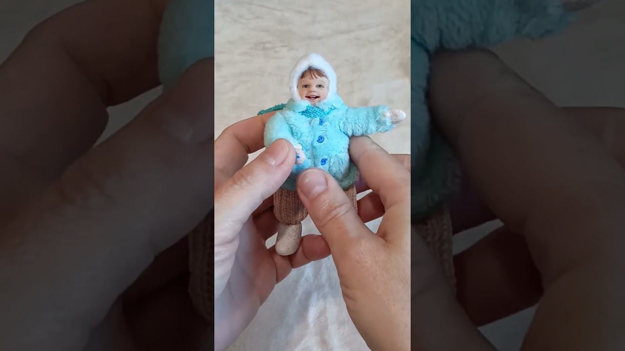 Куколка на елку #ёлочныеигрушки #кукла #миниатюра #
