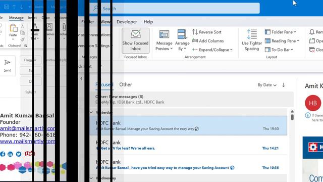 Use Tighter Spacing in Outlook [Checkout Once]