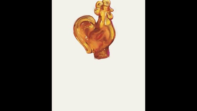 Рисуем петушок на палочке в Procreate
