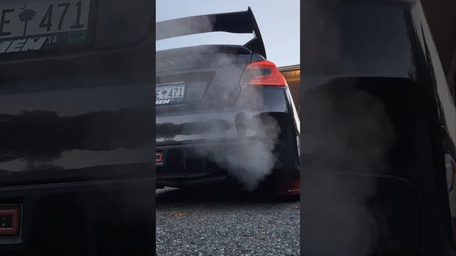 2016 WRX Cold Start (muffler Delete, Non-resonated, Stock Downpipe)