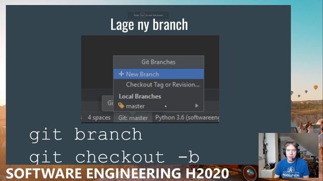 HIOF - Software Engineering H2020 - 07a - Mer om versjonskontroll og git