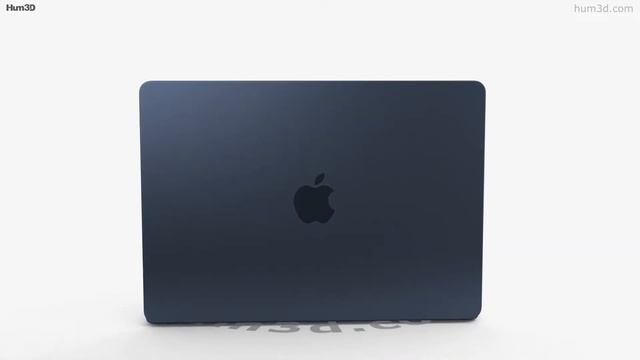 Apple MacBook Air M2 2022 Midnight 3D model by Hum3D.com