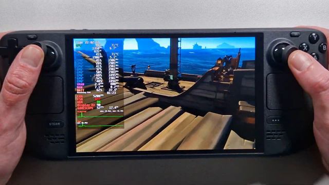 Sea of Thieves on Steam Deck OLED with Steam OS 3.6