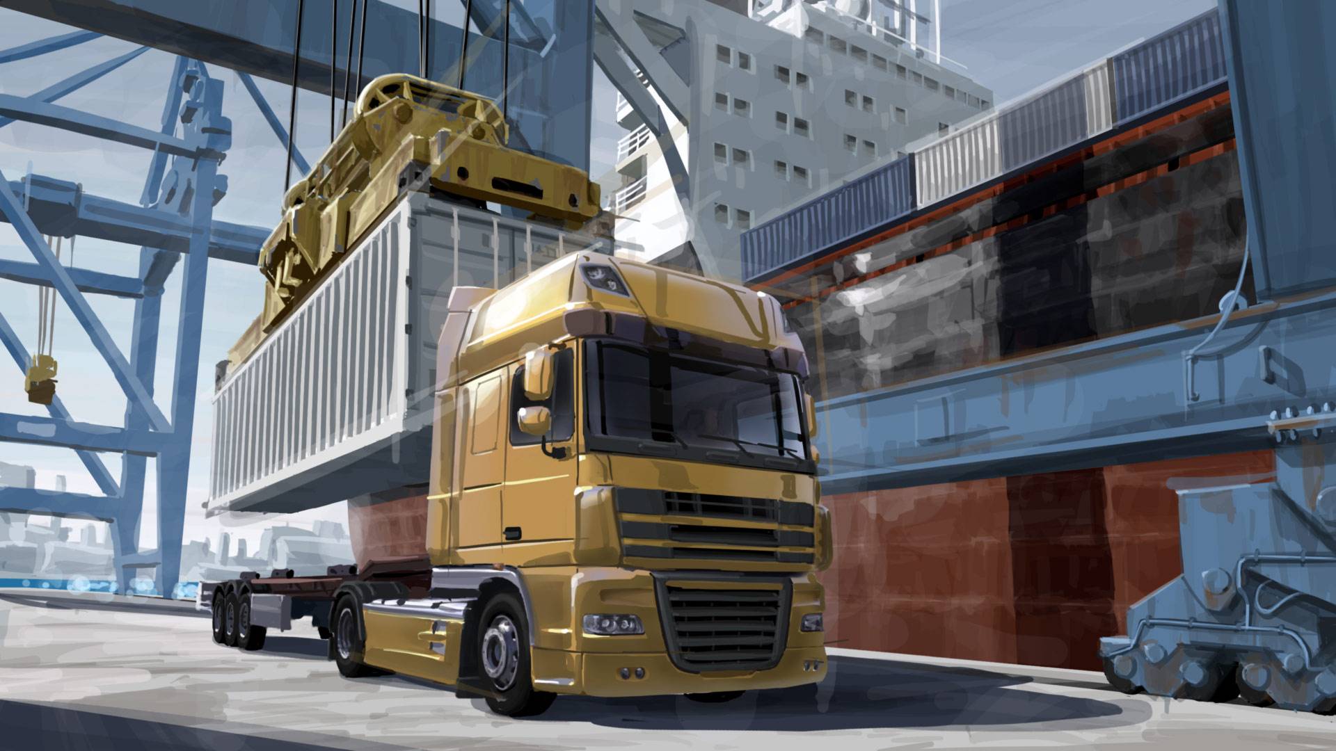 Euro Truck Simulator ч.1 (без комментариев)