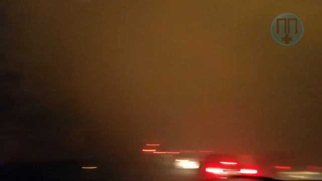 ПОЖАР в Калифорнии. Полное видео, как люди пытаются выбраться из огня на машине.