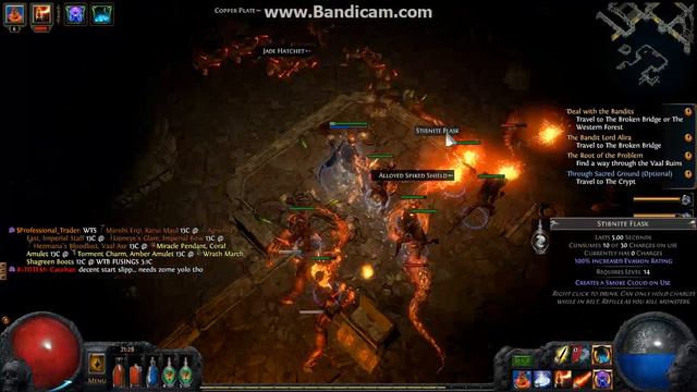 (PoE) Path Of Exile Witch Summoner Lvl 10-30 act 2