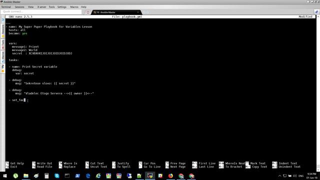 FDS-00003 | Ansible | 11 - Переменные - Debug, Set_fact, Register