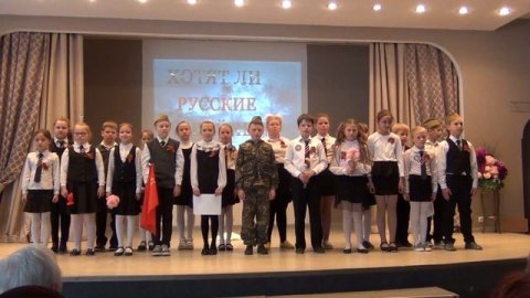 Дмитров, школа №10, класс 3 "В", праздник посвященный Дню Победы