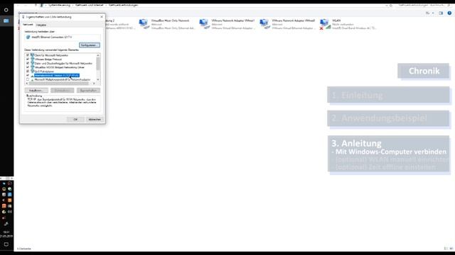 IP Kamera Ohne Router Direkt Mit Laptop Verbinden - Beispiel Mit UpCam