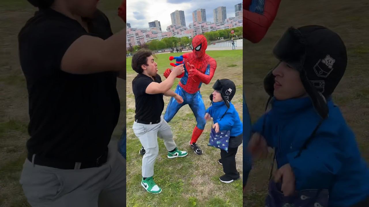 Spiderman helps everyone#shorts