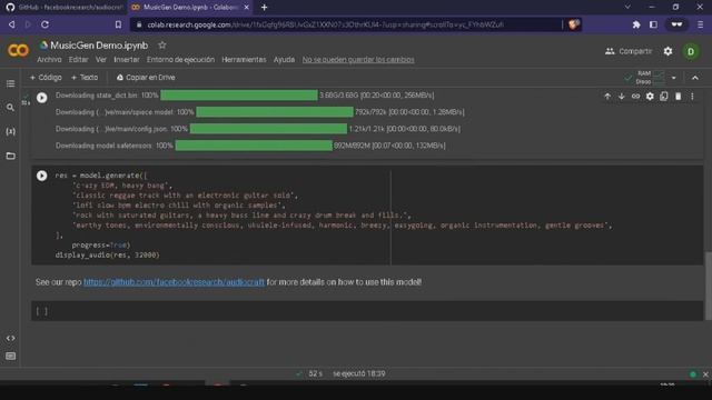 Crea tu Propia Música Con MusicGen