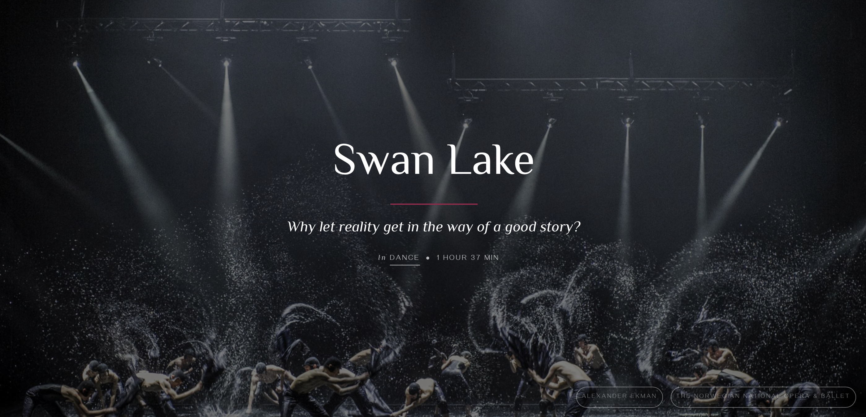 a Swan Lake - Alexander Ekman