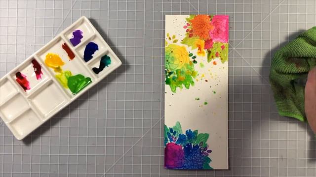 Watercolor Splatter Technique so easy! with Jenny Hall