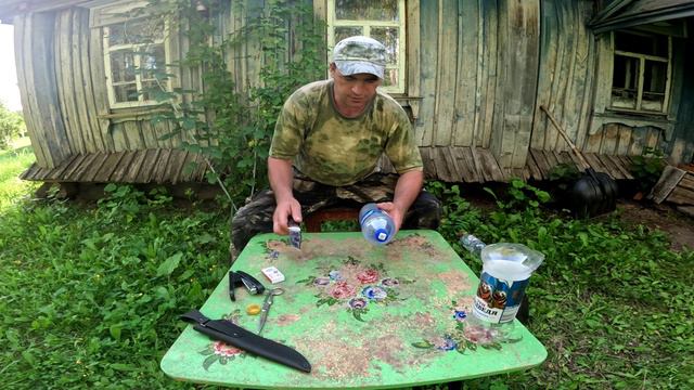 Выездной точёк минус одна семья. Изготавливаю ловушки для ос