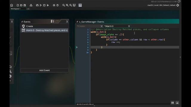 Part 6: Collapsing the Columns - How to make a Match 3 Game like Candy Crush in GameMaker Studio 2