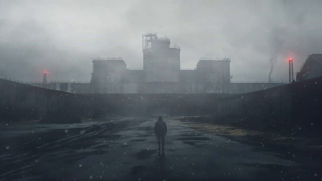 💿💀My dark dream_ alone in the OIL MINE at twilight! _ Post-Apocalyptic Dark Ambient Music