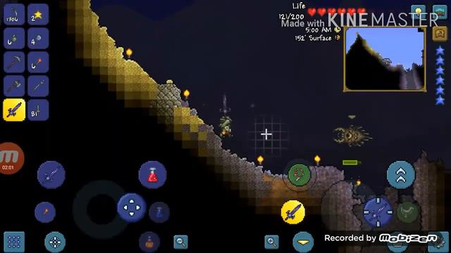 Terraria Mobile: How to mine Crimtane or Demonite ore without Nightmare Pickaxe!