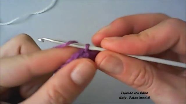 Tutorial Amigurumi Hello Kitty - Patas (mod-2)