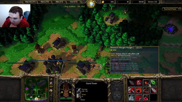 Warcraft 3: Reforged CZ/SK | #833 | Survival Chaos 3.8 - Worgen
