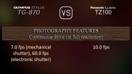 Olympus Stylus TG-870 vs. Panasonic Lumix TZ100: A Comparison of Specifications