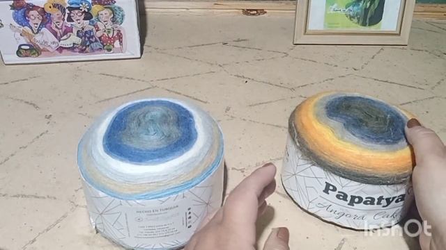 Revisión ovillo angora cake de Papatya Yarns