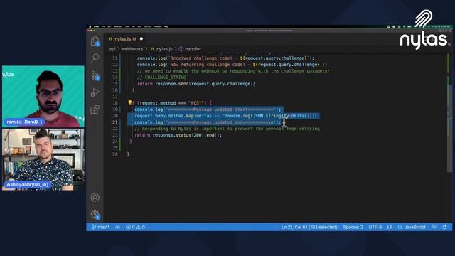Creating Nylas Webhooks with NodeJS  Vercel  Coding with Nylas  Episode 8