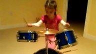 Lex drummin' up a storm!