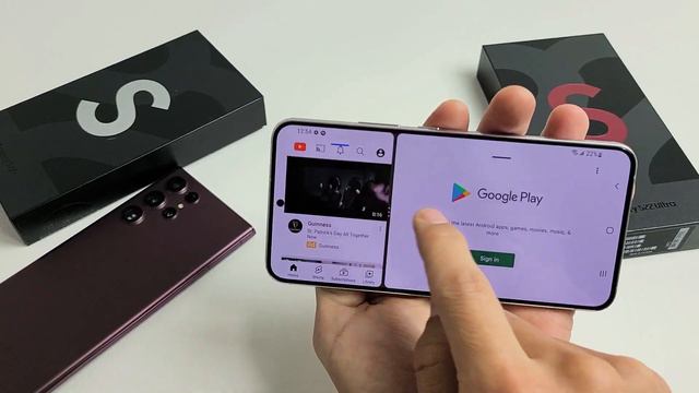How to Use Split Screen + Examples: Galaxy S22 / S22+/ S22 Ultra (Use 2 Apps Same Time)