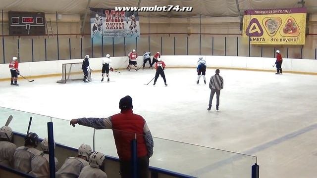ХК МОЛОТ02-03 Чебаркуль - ХК СПУТНИК02-03 Миасс. 1 период