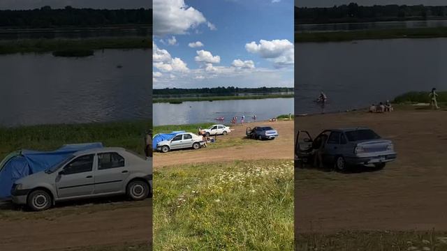 Приехали на Каму Нечкино пляж