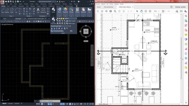 Curso Autocad-Dibujo Planta Arquitectónica (Parte 1)