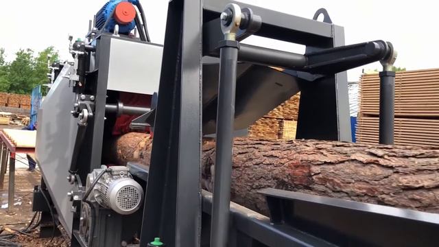 Окорка сосны с помощью Окорочного станка KRAFTER RD-600 | Бережная работа с древесиной