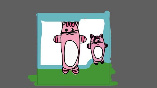 Рисуем смешных котиков детям часть 60