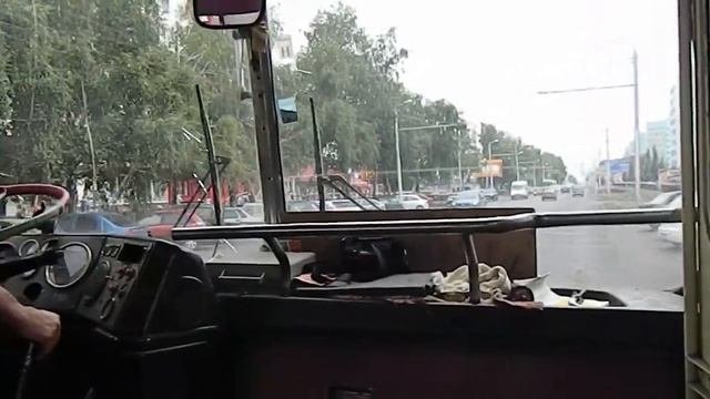 Интересная поездка с заправкой на Ikarus 260.02  17 августа 2012 г. Стерлитамак Служ.автоб.СЗС