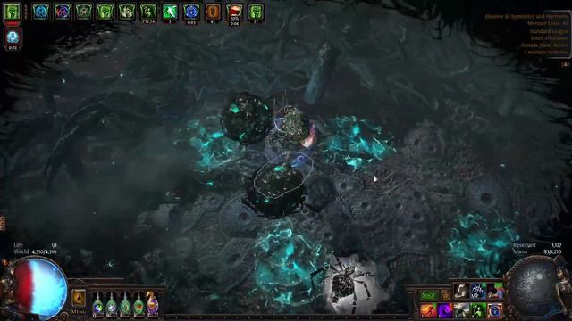 [3.19] Stephen Hawking's Void Sphere - All Uber Bosses with Worst POE Skill?