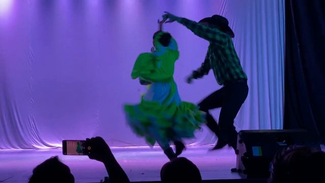 От Чихуахуа до Ла Конкордия.🤎 'ЙОЛОТЕНЕУА'#upskirt#костюмированный #латино #танец