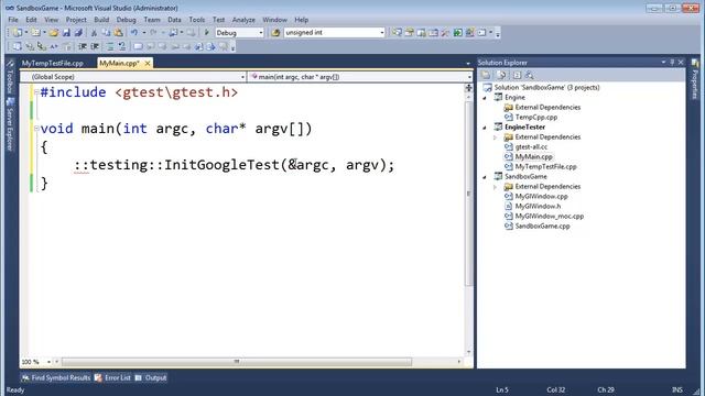 gtest Example