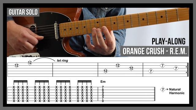 Orange Crush (TAB) - Guitar Solo - R.E.M