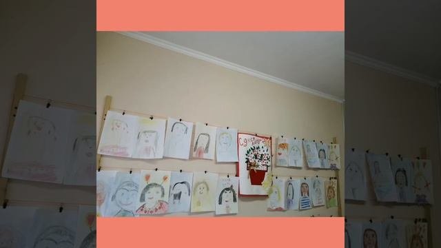 Детское творчество. Рисование Портрет мамы.