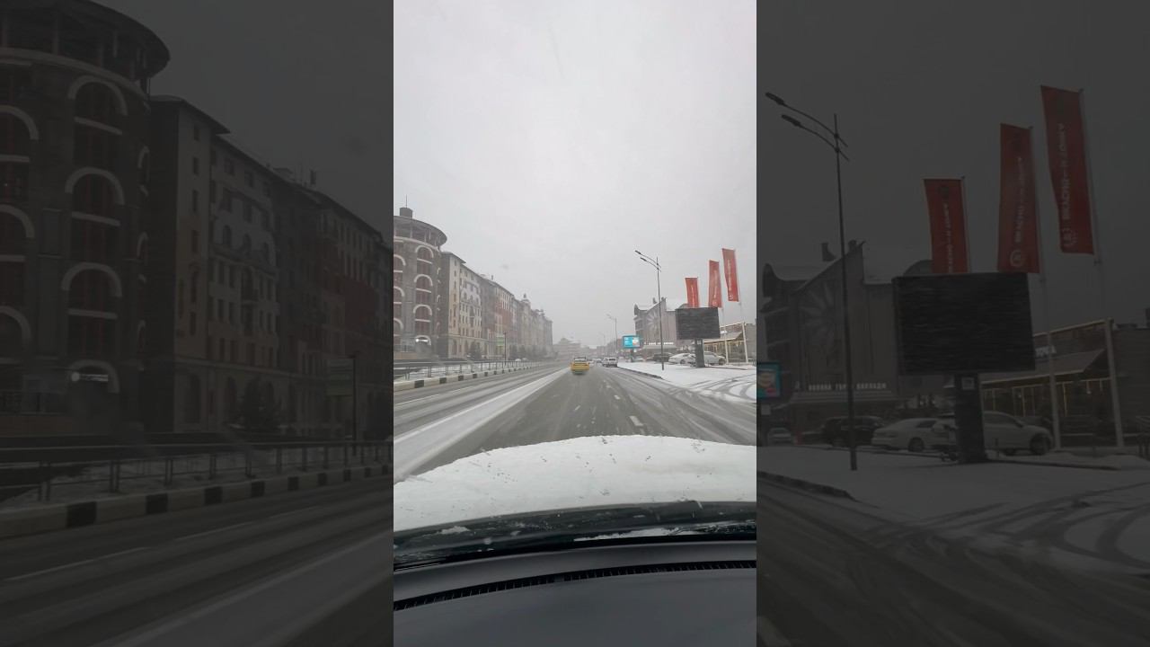 Красную Поляну засыпает снегом #краснаяполяна