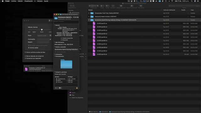 Como Descomprimir varios RAR  - Keka - MAC