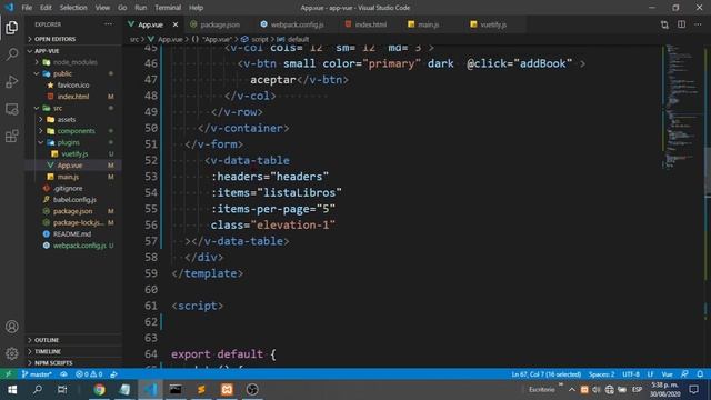 VueJs  Vuetify Laravel Listar Y Crear Datos