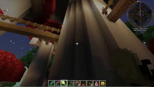 Mushroom Castle from the Twilight Forest mod