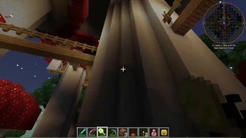 Mushroom Castle from the Twilight Forest mod