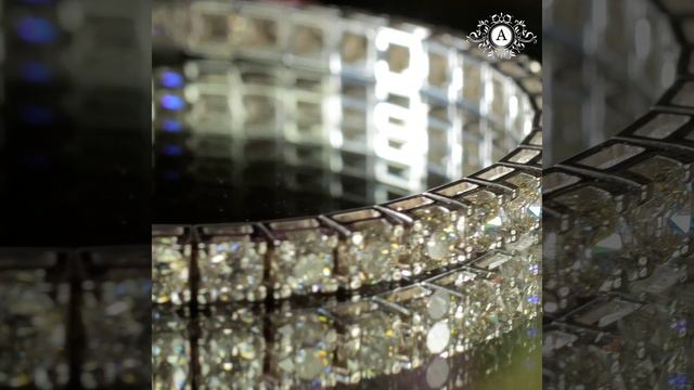 Теннисный браслет с якутскими бриллиантами. Хадижат Алисултанова. Украшения АнтикЮвелир