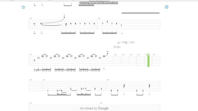 Led Zeppelin - Stairway to Heaven - Tablature Guitar Melody