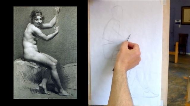Realistic Figure Drawing - How to Capture a Seated Pose