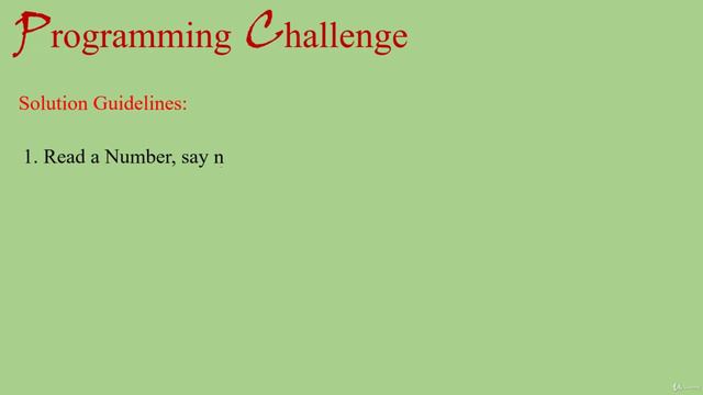 17. Programming Challenge - Find whether a number is PALINDROME or NOT